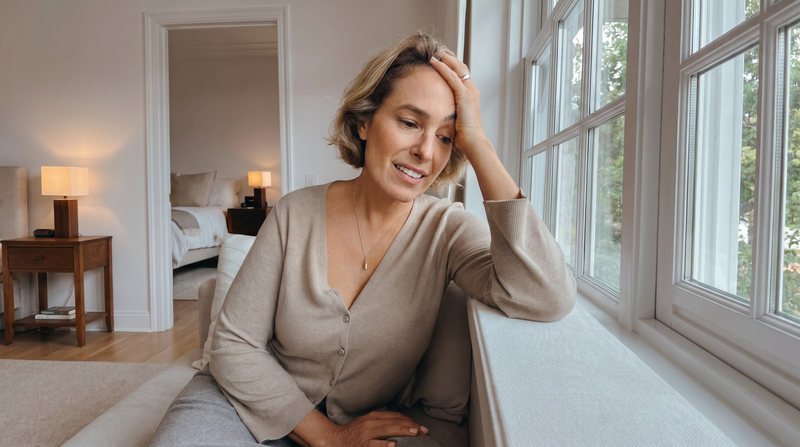 Woman feeling emotionally overwhelmed