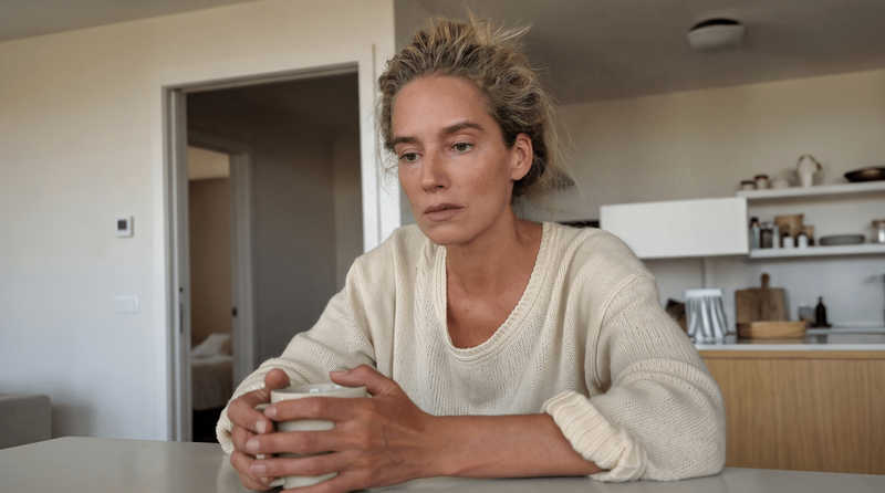 Woman experiencing exhaustion